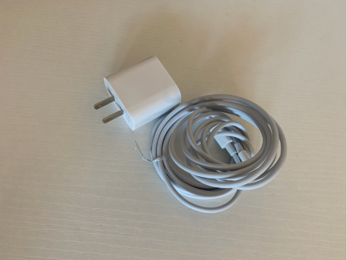 Extended charger and cable